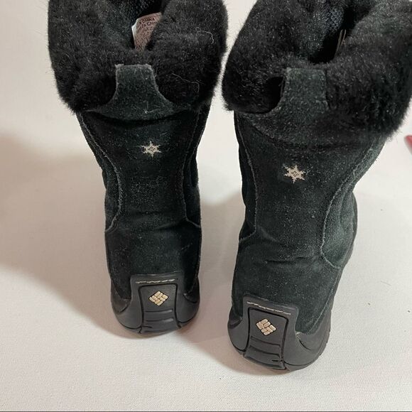 Columbia winter boots black fur lined thinsulate size 6.5 - Picture 6 of 14